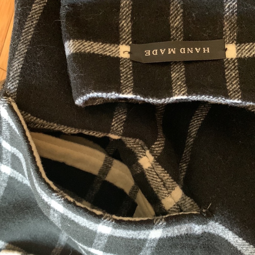 🖤Plaid double face wool reversible 2-in-1 coat FIRM📍EXTRA PICS📍 - Picture 9 of 16
